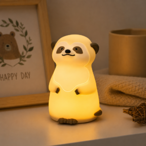 Meerkat Nachtlampje – Kinderlamp met Warm LED Licht & Oplaadbare Accu